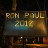 Queensboro Bridge Electronic Road Sign Advertises Ron Paul 